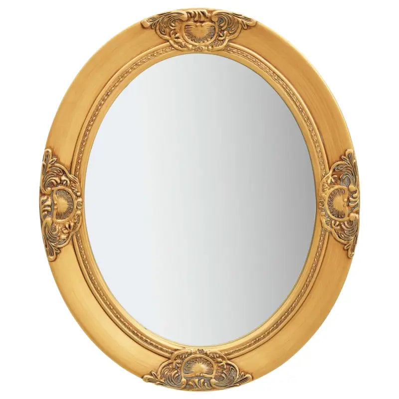 Elegante wandspiegel met antiek barok houten frame - Goud / 50 x 60 cm / 1 - Spiegels