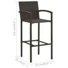 Elegante waterbestendige tuinbarset voor terras en patio - Tuinsets