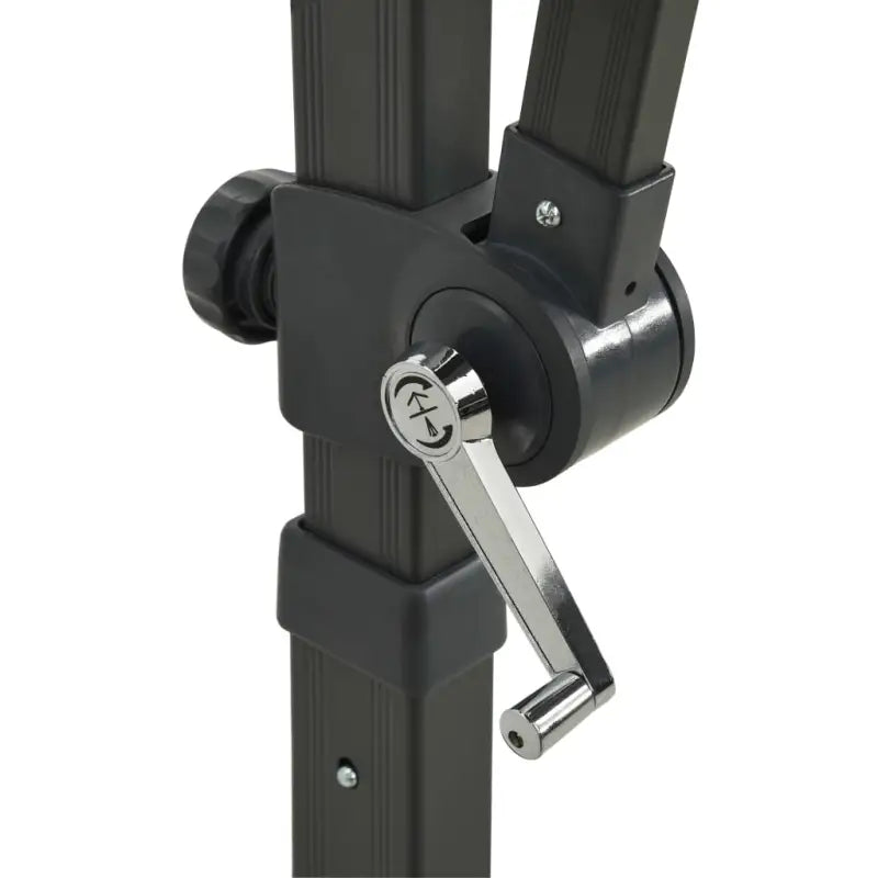 Elegante zweefparasol met dubbel dak voor schaduw en UV-bescherming - Parasols en zonneschermen