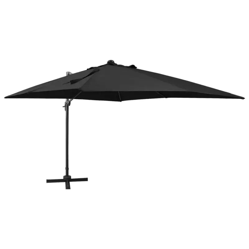 Elegante zweefparasol met LED-verlichting beschermt tegen zon en uv - Parasols en zonneschermen