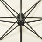Elegante zweefparasol met LED-verlichting en bescherming tegen zware regenval - Parasols en zonneschermen