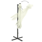 Elegante zweefparasol met LED-verlichting voor op vlakke ondergrond - Parasols en zonneschermen