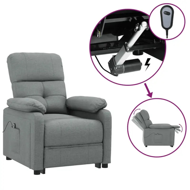 Elektrisch verstelbare fauteuil met comfortabel en ontspannend design - Fauteuils & Relaxfauteuils
