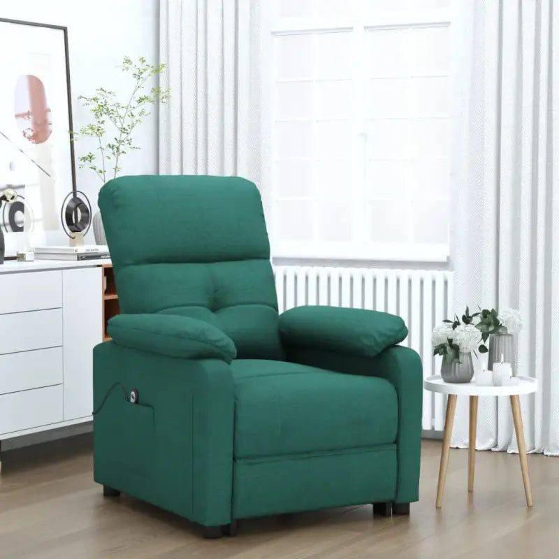 Elektrisch verstelbare fauteuil met comfortabel en ontspannend design - Donkergroen / 1 - Fauteuils & Relaxfauteuils
