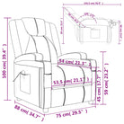 Elektrisch verstelbare fauteuil voor ultiem comfort en ontspanning - Fauteuils & Relaxfauteuils