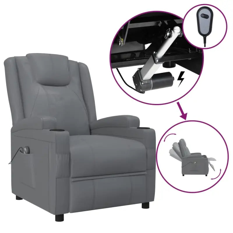 Elektrisch verstelbare fauteuil voor ultiem comfort en ontspanning - Fauteuils & Relaxfauteuils