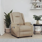 Elektrisch verstelbare fauteuil voor ultiem comfort en ontspanning - Cappuccino / 1 - Fauteuils & Relaxfauteuils