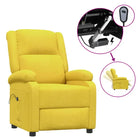 Elektrisch verstelbare fauteuil voor ultiem relaxen - Geel / 1 - Fauteuils & Relaxfauteuils