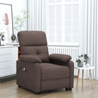 Elektrisch verstelbare massagefauteuil voor verminderde fysieke belasting - Donkerbruin / 1 - Elektrische massagestoelen