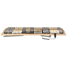 Elektrische lattenbodem met massief beukenhouten frame en dubbele latten - Bedden & bedframes