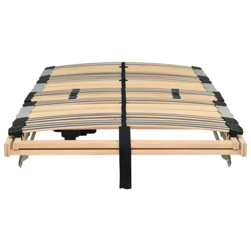 Elektrische lattenbodem met massief beukenhouten frame en dubbele latten - Bedden & bedframes