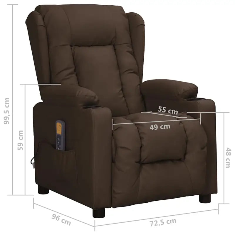Elektrische massagefauteuil met verstelbare stoel en luxe comfort - Elektrische massagestoelen
