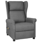 Elektrische massagefauteuil met verstelbare stoel en multi-posities - Lichtgrijs / 1 - Elektrische massagestoelen