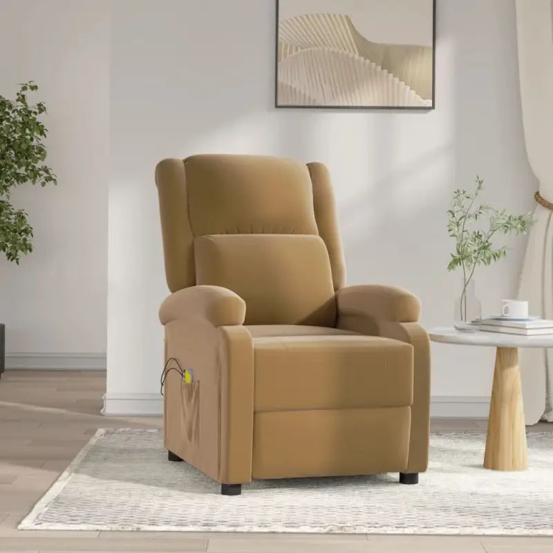 Elektrische massagefauteuil met verstelbare stoel voor ultiem comfort - Bruin / 1 - Elektrische massagestoelen