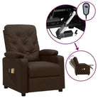 Elektrische massagefauteuil met verstelbare stoel voor ultiem comfort - Bruin / 1 - Elektrische massagestoelen