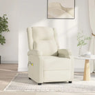 Elektrische massagefauteuil met verstelbare stoel voor ultiem comfort - Crème / 1 - Elektrische massagestoelen
