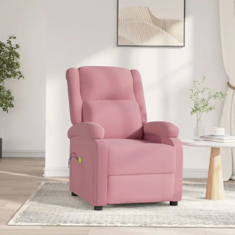 Elektrische massagefauteuil met verstelbare stoel voor ultiem comfort - Roze / 1 - Elektrische massagestoelen