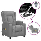 Elektrische massagefauteuil met verstelbare stoel voor ultiem comfort - Grijs / 1 - Elektrische massagestoelen