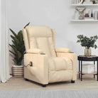 Elektrische massagefauteuil Verstelbare Stoel voor ultiem comfort - Crème / 1 - Elektrische massagestoelen