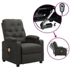 Elektrische massagestoel met elektrisch verstelbare functies - Donkergrijs / 1 - Elektrische massagestoelen