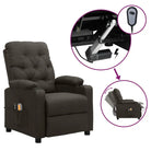 Elektrische massagestoel met elektrisch verstelbare functies - Taupe / 1 - Elektrische massagestoelen