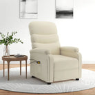 Elektrische massagestoel met verstelbare functies voor ultiem comfort - Crème / 1 - Elektrische massagestoelen