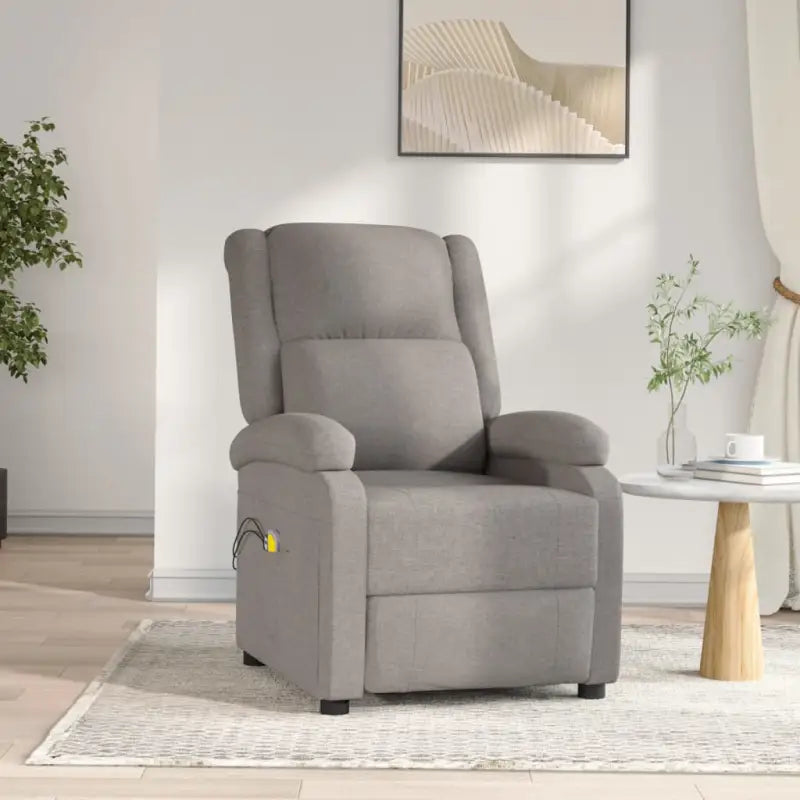 Elektrische massagestoel met verstelbare functies voor ultiem relaxen - Taupe / 1 - Elektrische massagestoelen