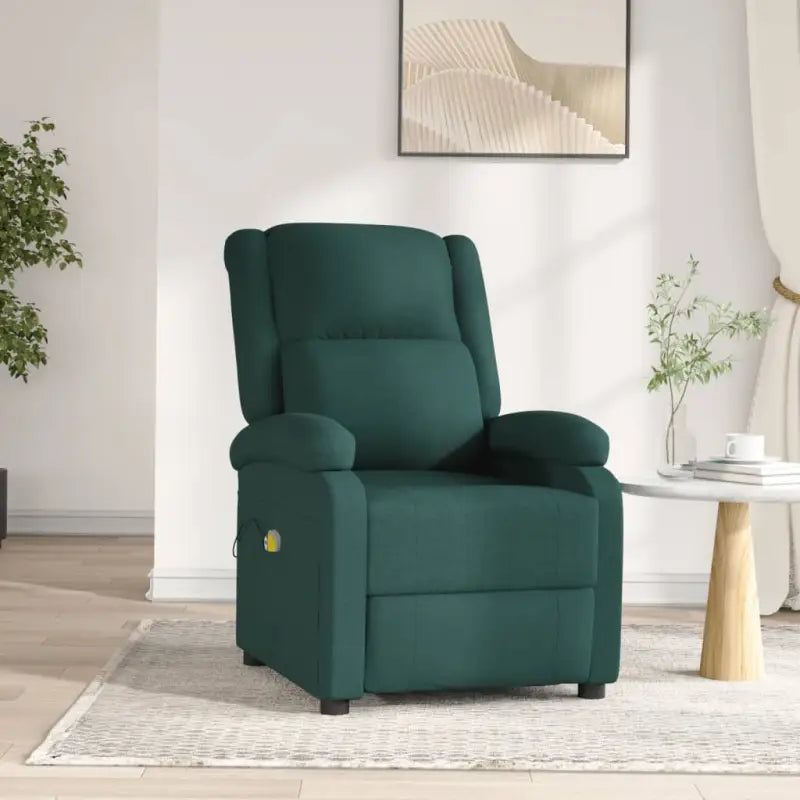 Elektrische massagestoel met verstelbare functies voor ultiem relaxen - Donkergroen / 1 - Elektrische massagestoelen