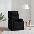 Elektrische massagestoel met verstelbare rug en voetensteun voor ultiem comfort - Zwart / 1 - Elektrische massagestoelen
