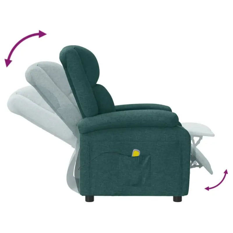 Elektrische massagestoel met verstelbare rug en voetensteun voor ultiem comfort - Elektrische massagestoelen