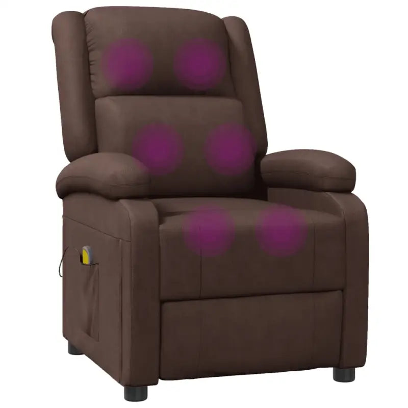 Elektrische massagestoel met verstelbare rug en voetensteun voor ultiem comfort - Elektrische massagestoelen