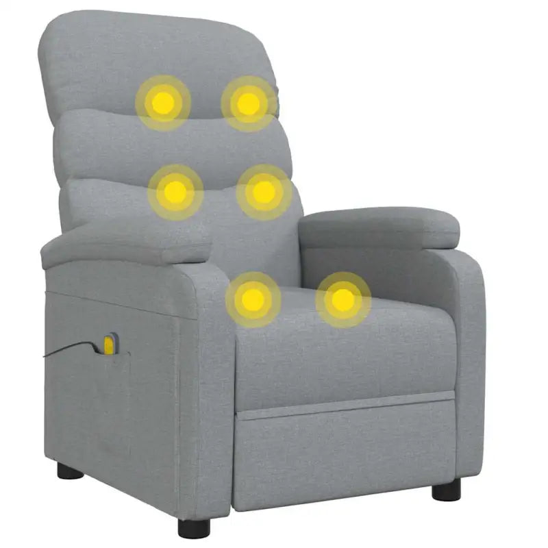 Elektrische Massagestoel met Verstelbare Rugleuning en Voetensteun - Elektrische massagestoelen