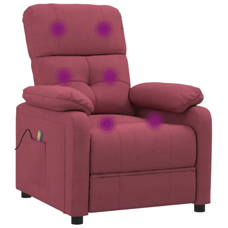 Elektrische massagestoel met verstelbare rugleuning en voetensteun - Elektrische massagestoelen