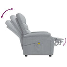 Elektrische Massagestoel met Verstelbare Rugleuning en Voetensteun - Elektrische massagestoelen