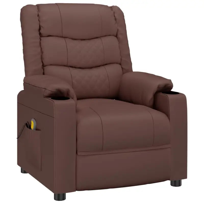 Elektrische massagestoel Met Verstelbare Rugleuning en Voetensteun - Elektrische massagestoelen