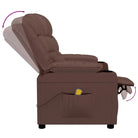 Elektrische massagestoel Met Verstelbare Rugleuning en Voetensteun - Elektrische massagestoelen