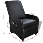 Elektrische massagestoel voor ontspanning en energie herstel - Zwart / 1 - Elektrische massagestoelen