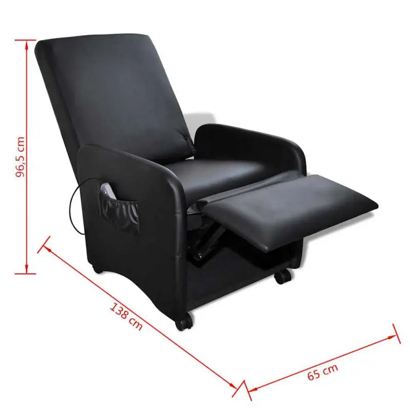 Elektrische massagestoel voor ontspanning en energie herstel - Zwart / 1 - Elektrische massagestoelen