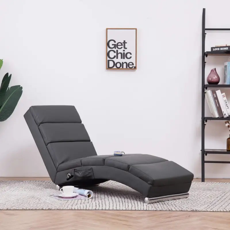 Elektrische massagestoel voor ontspanning en modern design - Grijs / 1 - Elektrische massagestoelen