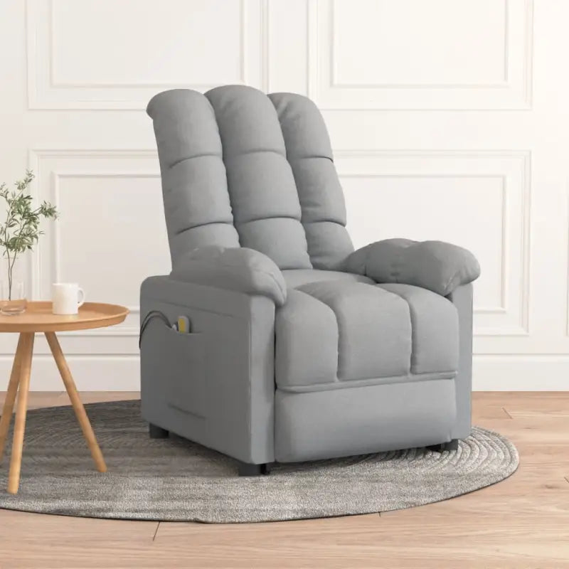 Elektrische verstelbare stoel voor ultiem comfort en ontspanning - Lichtgrijs / 1 - Elektrische massagestoelen