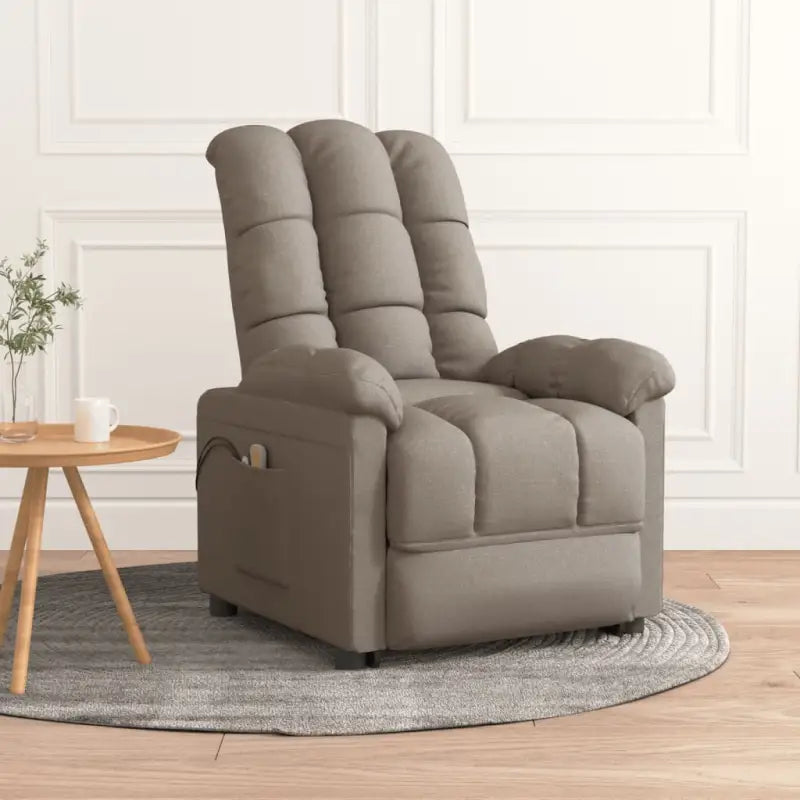 Elektrische verstelbare stoel voor ultiem comfort en ontspanning - Taupe / 1 - Elektrische massagestoelen