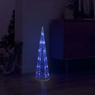 Energiebesparende LED Kerstverlichting met ijslook lichtkegel voor binnen en buiten - Blauw / 60 cm / 1