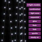 Energiebesparende Led’s Kerstverlichting met Lange Verlengkabel - Kerstverlichting