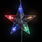 Energiebesparende LED’s sterrenlichtgordijn met lange verlengkabel - Kerstverlichting