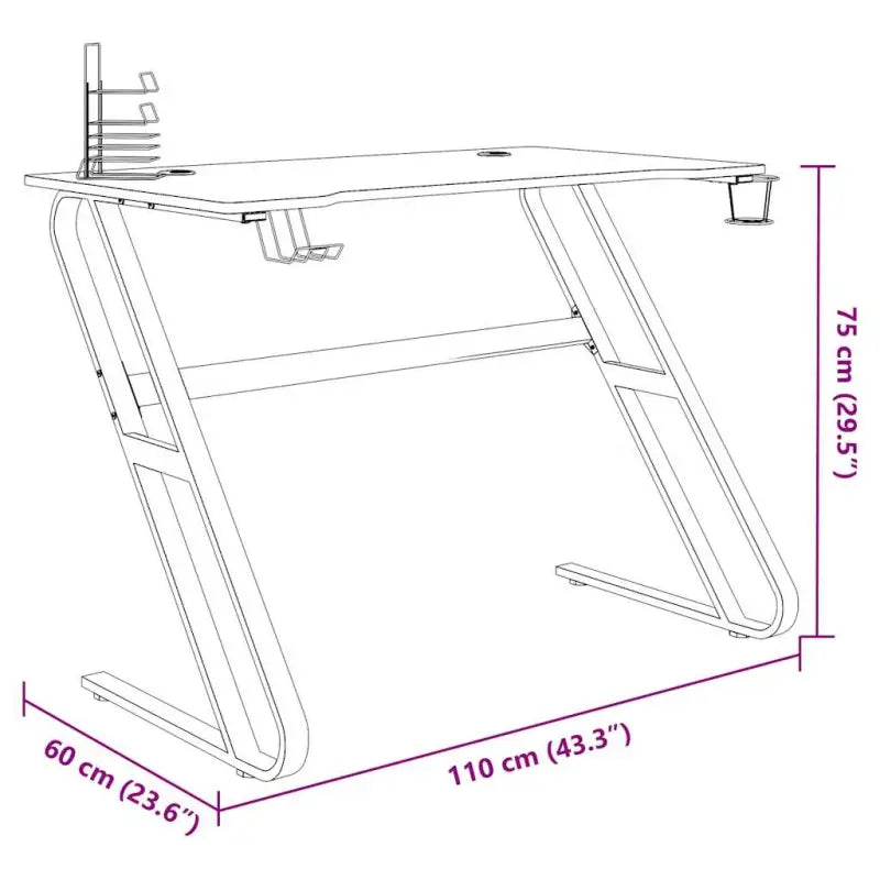 Ergonomisch Gamingbureau voor Comfort en Concentratie - Bureaus