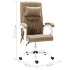 Ergonomische bureaustoel met massage- en ligfunctie - Bureaustoelen