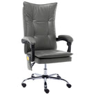 Ergonomische kantoorstoel met massage- en ligfunctie - Antraciet / 1 / Zonder voetensteun - Bureaustoelen