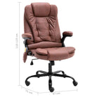 Ergonomische kantoorstoel met massage- en ligfunctie - Bureaustoelen