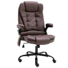 Ergonomische kantoorstoel met massage- en ligfunctie - Donkerbruin / 1 / met massagefunctie - Bureaustoelen