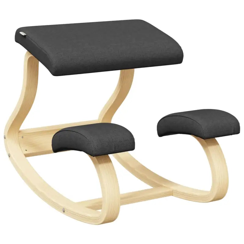 Ergonomische knielstoel van berkenhout multiplex voor rugvriendelijk zitten - Schommelstoelen